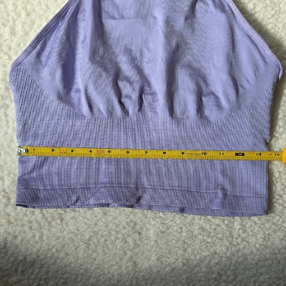 PINK Victoria's Secret Lavender Sports Bra NWT - Picture 6 of 8